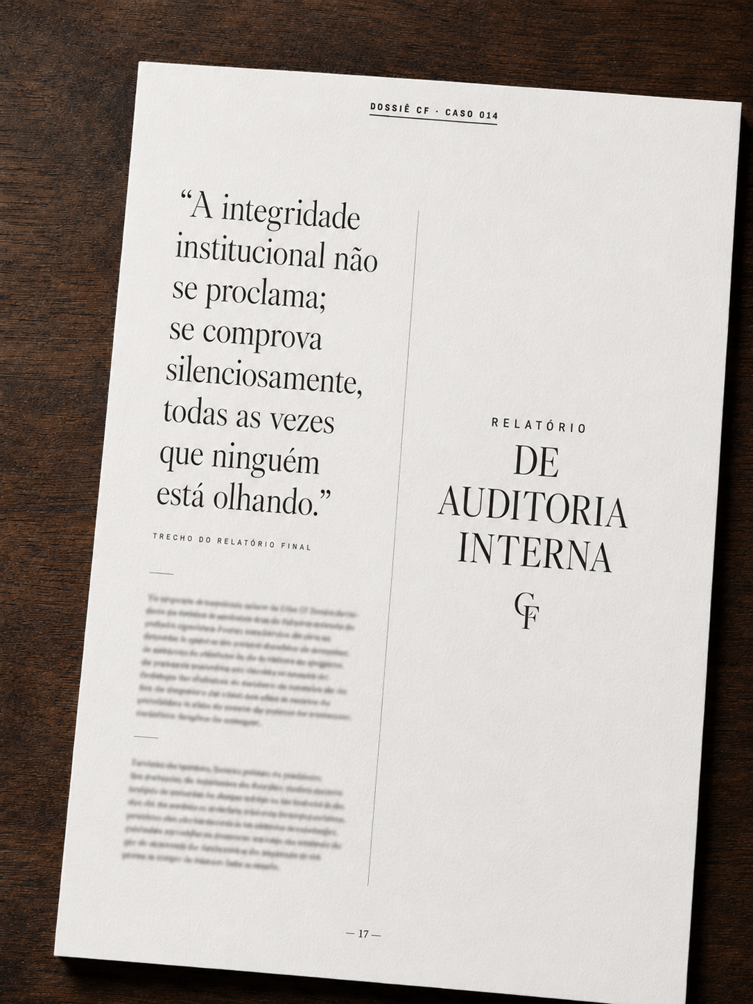 Portada del informe